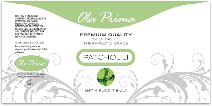 Ola Prima 4oz Patchouli Essential Oil - Bloomnest