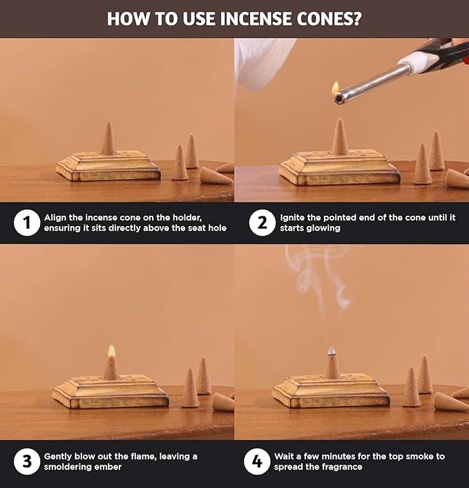 Folkulture Incense Cone Scented | Set of 2 (30) Fall Incense Cones, Dual Set | Pumpkin Spice Inscents, Fall Scents or Inscents-Cones for Relaxation | Fall Essentials for Meditation