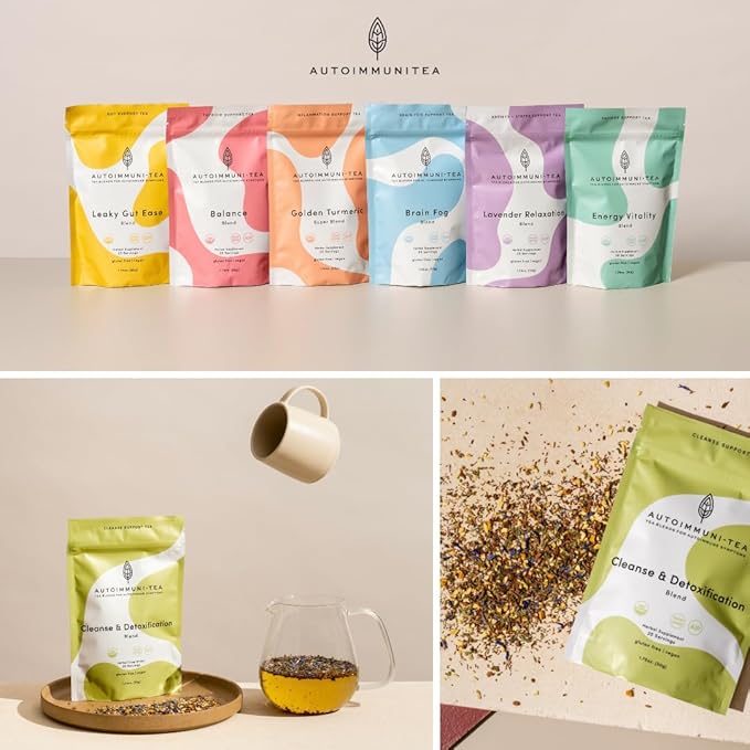 Detox Liver Tea - Herbal Debloat Blend - AIP Autoimmune Protocol Compliant - Whole 30, Paleo Friendly - Organic Cleansing Herbs with Dandelion Root, Ginger, Rooibos - Bloomnest
