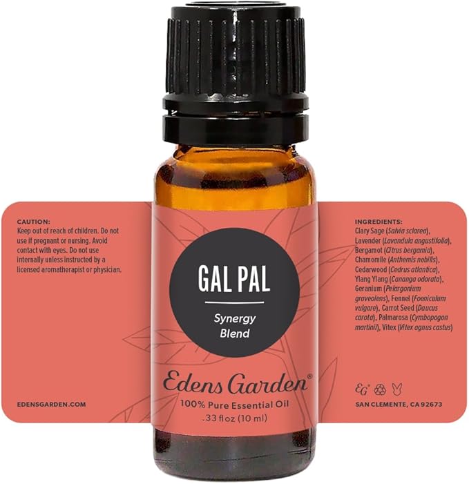 Edens Garden Gal Pal Essential Oil Blend- 100% Pure Premium Grade, Undiluted, Natural, Therapeutic, Aromatherapy, The Best for Diffusing, Skin, Humidifiers, Hair 10 ml (.33 fl oz) - Bloomnest