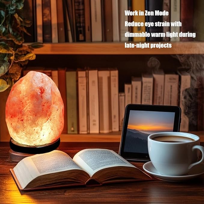 3.5lb Remote Salt Himalayan Salt Lamp 16 Colors, Natural Crystal Salt Rock Lamp Hand Carved Night Lights, USB Salt Crystal Lamp Remote Control Salt Lamp for Home Decor and Gift (3.5lb)