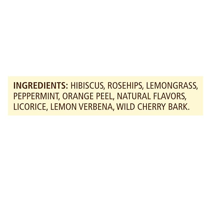 Celestial Seasonings Hibiscus Tea, Red Zinger Herbal Tea, Caffeine Free, 20 Tea Bags (Pack of 2) - Bloomnest