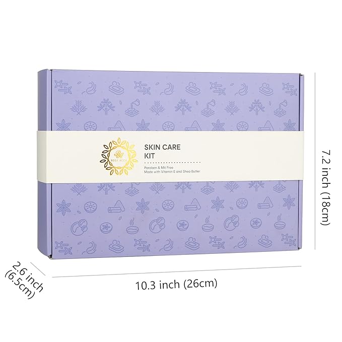 23 Pcs Valentines Day Gifts for Women, Lavender Facial Skin Care Set, Luxury Bath and Body Gifts, Spa & Self-Care Kit, Peptide Sheet Mask, Present, Birthday, Christmas, Mother Day, Bridal Shower - Bloomnest