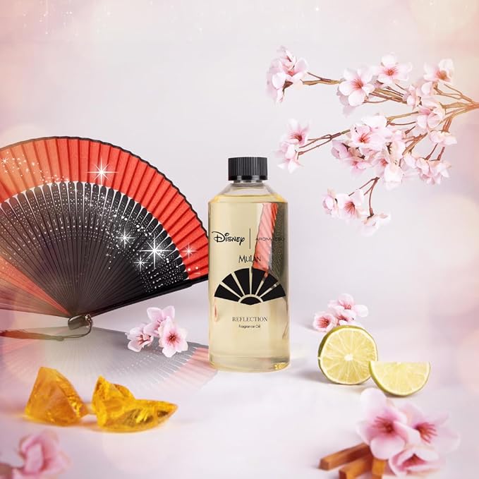 Aroma360 | Disney Reflection Fragrance Oil Blend | Disney Princess Mulan | Luxury Essential Diffuser Oil | Aromatherapy Scent Diffuser Oil | Bergamot, Nutmeg and Jasmine 16.9 fl oz 500mL - Bloomnest