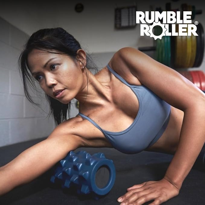 RumbleRoller Original Textured Foam Roller - Deep Tissue, Self Myofacial Release Massage Therapy Roller - Bloomnest