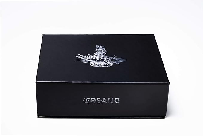 Creano Blooming Tea Mix 6pcs Set Flowering tea White Tea & Black Tea in Elegant Magnetic Box with Silver Embossing - Bloomnest