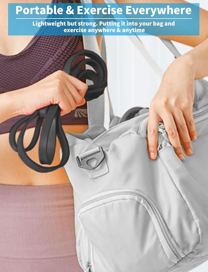 Pull Up Bands, Resistance Bands, Pull Up Assistance Bands Set for Men & Women, Exercise Workout Bands for Working Out, Body Stretching, Physical Therapy, Muscle Training - Bloomnest