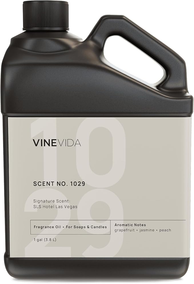 VINEVIDA Scent NO. 1029 Fragrance Oil for Cold Air Diffusers - 1 Gallon (8lbs) - Inspired by: SLS Hotel Las Vegas Hotel Fragrance Diffuser Oil - Hotel Scents for Home - Diffuser Oil VINEVIDA