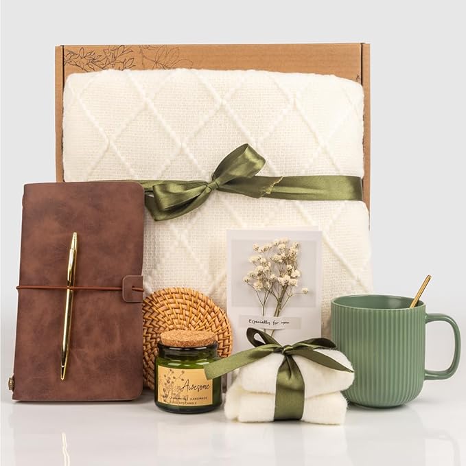 Anforsun Birthday Gifts for Women Self Care Gifts Get Well Soon Gifts, Care Package Gifts Basket for Women Mom Her Best Friends Sister Wife Girlfriend, Coworker - Bloomnest