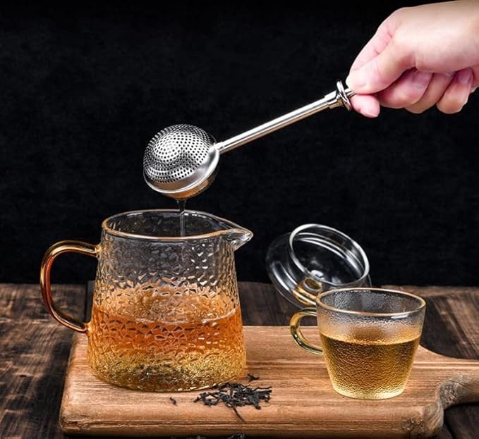 2pack Tea Ball, tea infuser for loose leaf tea, tea strainers for loose tea, stainless steel tea strainer, loose leaf tea steeper, easy clean, tea fine mesh strainer reusable