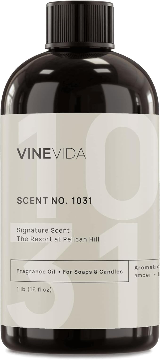 VINEVIDA Scent NO. 1031 Fragrance Oil for Cold Air Diffusers - 16oz (1lb) - Inspired by: The Resort at Pelican Hill Hotel Fragrance Diffuser Oil - Hotel Scents for Home - Diffuser Oil VINEVIDA