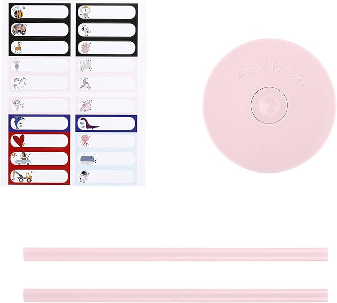 IRON °FLASK Classic Tumbler - Vacuum Insulated Stainless Steel Water Bottle, Double Walled, Drinking Cup, Insulated Travel Mug (Stardust Unicorns, 12 oz Kids)