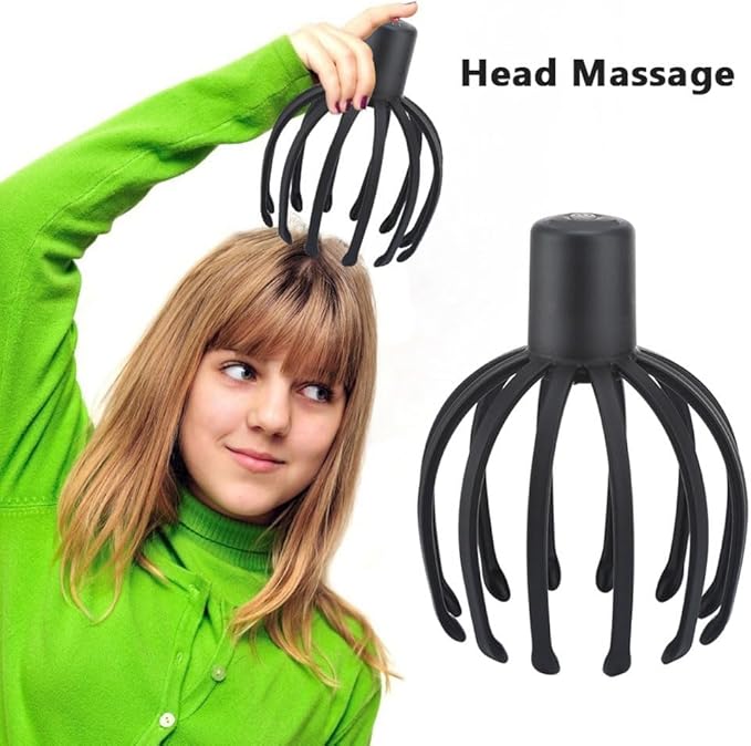 Electric Octopus Claw Scalp Massager Stress Relief Therapeutic Head Scratcher Relief Bloomnest