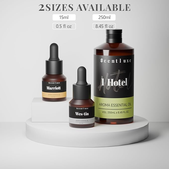 Aroma Diffuser Oil - Dubai - Inspired by Hotel Scent for Home Premium Fragrance Oil for Ultrasonic and Waterless Diffusers and Crafting - 15 mL, Glass Bottle with Dropper - Bloomnest