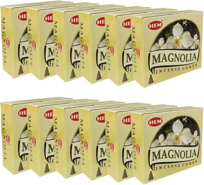 TRUMIRI Magnolia Incense Cones & Cone Incense Burner Bundle TRUMIRI