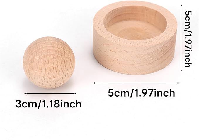 Wooden Essential Oil Diffuser - Round Ball Aromatherapy Diffuser, Walnut and Beech, for Office, Car, Yoga Hall (Walnut) - Bloomnest
