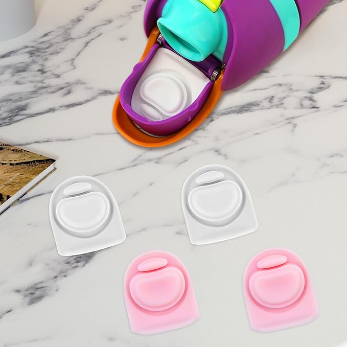 4pcs Replacement Stopper Seal Compatible with Owala FreeSip 24oz 32oz,Water Bottle Lid Insert Cap Silicone Seal Parts for Owala 16/19/24/32/40oz Spout Gasket Mouth piece Accessories F8 Frokolla