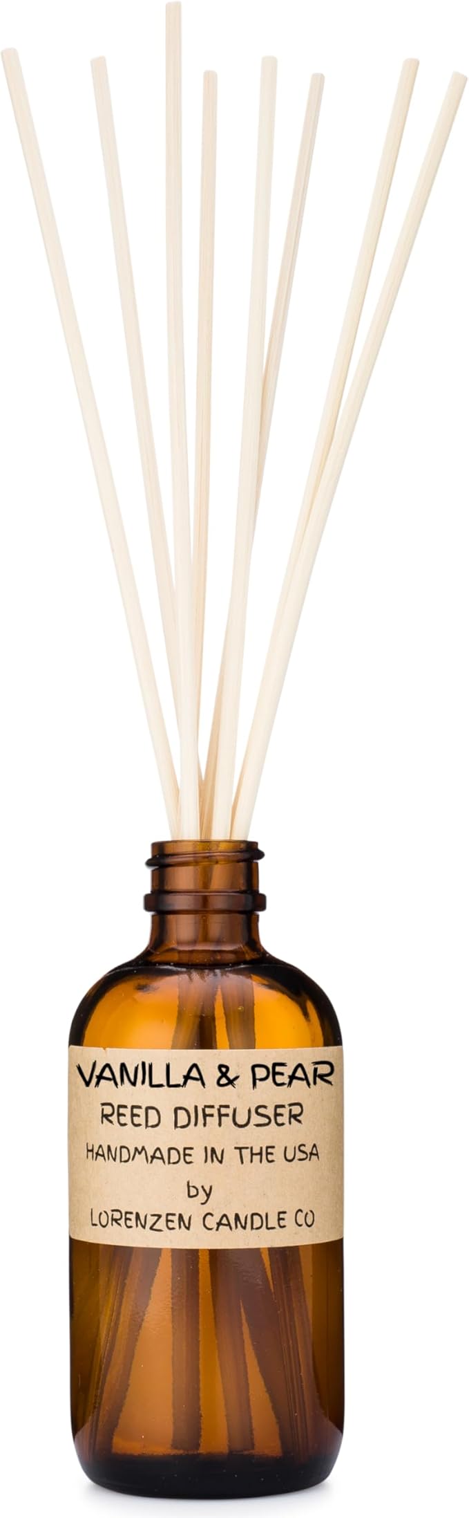 Vanilla & Pear Reed Diffuser Set | Handmade in the USA by American Workers | Lasts For 2-3 Months | - Bloomnest