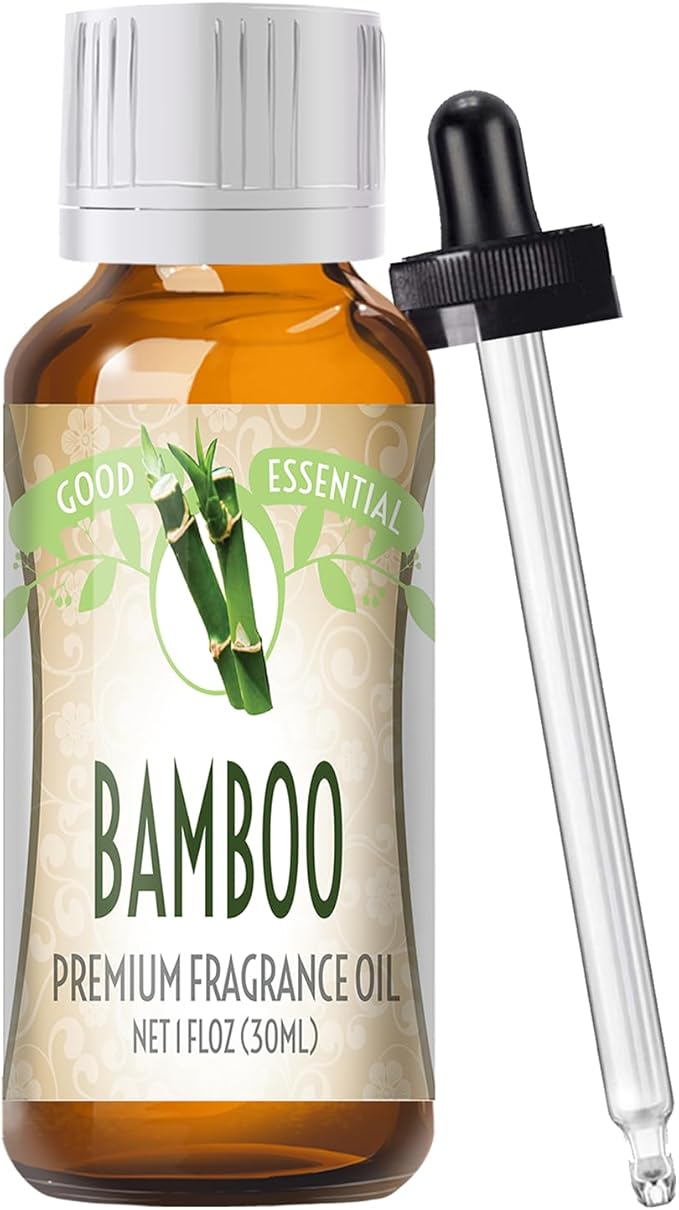 Good Essential Professional Bamboo Fragrance Oil 30ml (1 fl oz) for Diffuser, Candles, Soaps, Lotions, Perfume - Candle Fragrance Oil GoodEssential