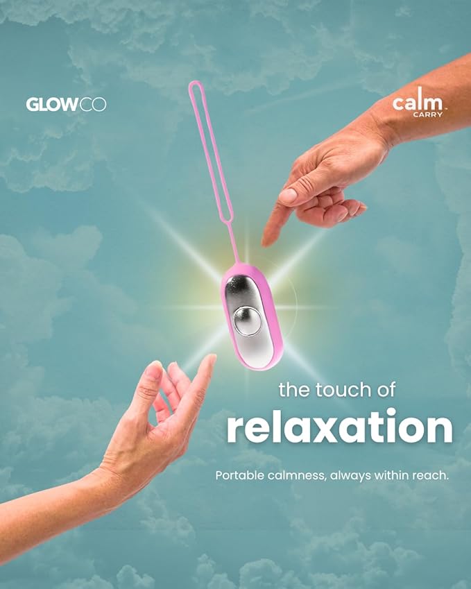 Glowco CalmCarry Sleep Aid Device – Handheld Microcurrent Relaxation Tool, Supports Calm, Focus & Gentle Relief, USB Rechargeable, Portable Wellness Device for Adults & Kids | Purple Calm Carry HomePage
