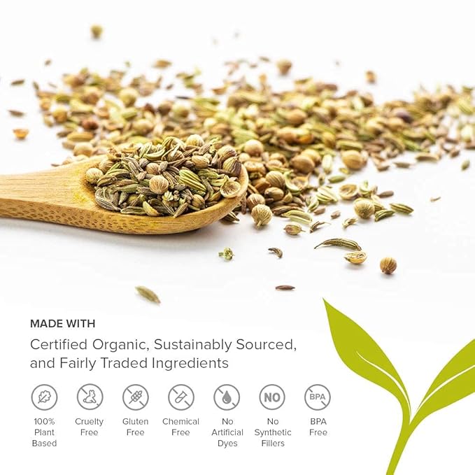 Banyan Botanicals CCF Tea (Cumin, Coriander, Fennel) β Organic Traditional Ayurvedic Detox Tea For Supporting Digestion & Gentle Cleansing* β Β½ lb. β Non-GMO Sustainably Sourced Vegan - Bloomnest