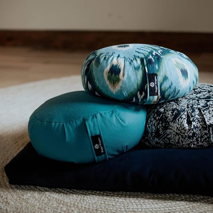 Hugger Mugger Zabuton Meditation Pillow and Harness (Plum) - Bloomnest