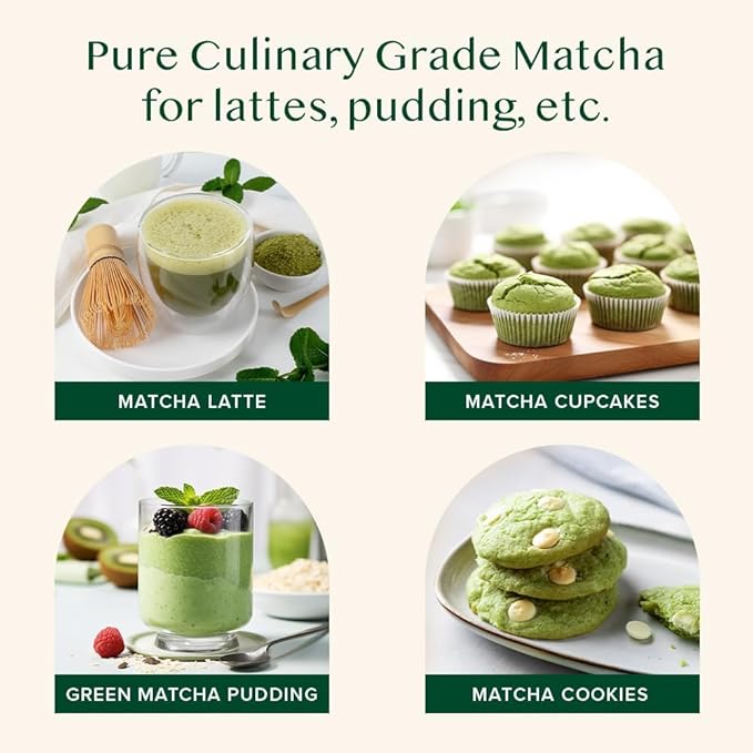 VAHDAM, Japanese Matcha Tea Powder (50 Cups,3.53oz) Sourced from Japan | Authentic Japanese Matcha Green Tea Powder | Classic Culinary Matcha From Japan - Bloomnest