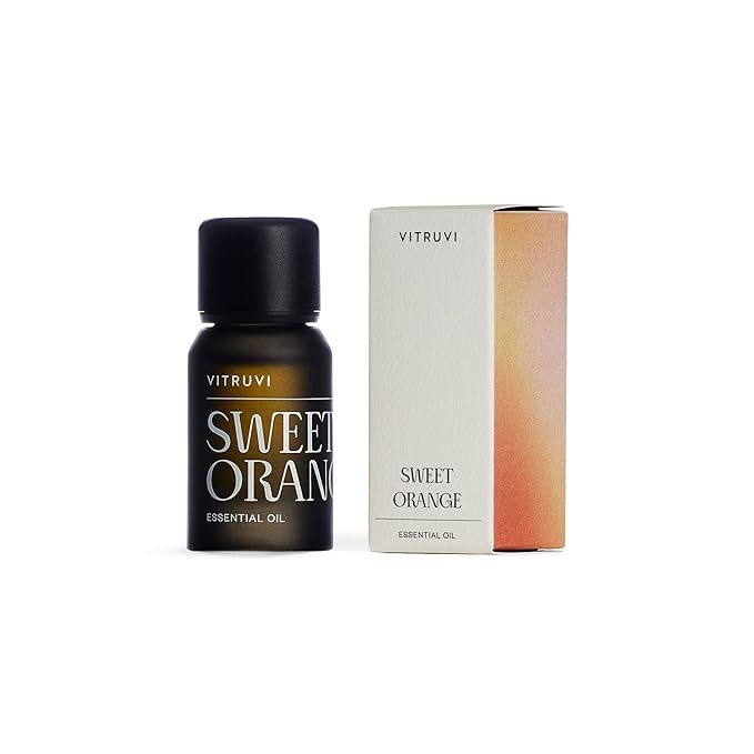 Vitruvi Organic Sweet Orange, 100% Pure Premium Essential Oil (0.3 fl.oz) vitruvi