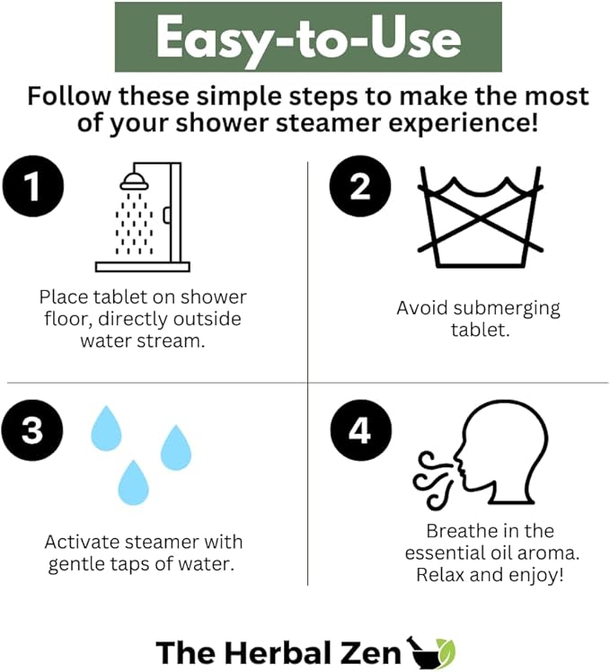 Shower Steamers Aromatherapy Tablets – Variety Pack - Shower Bombs Aromatherapy Made in USA – Valentines Day Gift for Her and Him – Natural Essential Oils – Adult Christmas Stocking Stuffers (8 Pack) - Bloomnest
