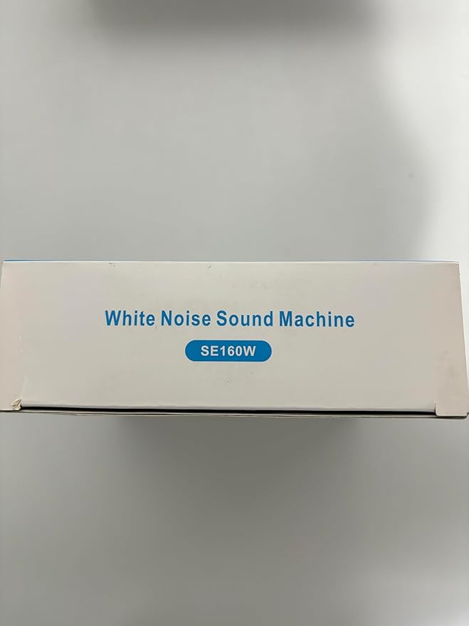 Portable White Noise Sound Machine - August SE160 - Calming, Ambient Sleep Therapy - 14 Soothing Sounds for Babies, Children, Adults - Sleep Aid with Timer - 60-Hour Battery - USB-C Charging - White - Bloomnest