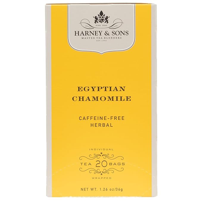 Harney & Sons Fine Teas Egyptian Chamomile - 20 Tea bags, 20 Count (Pack of 1) - Bloomnest