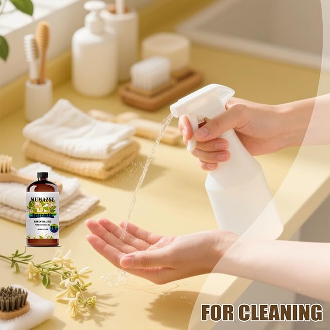 Honeysuckle Essential Oil, Honeysuckle Oil 16 Fl Oz 480ML for Diffuser Humidifier Yoga Cleaning DIY Candle Soap Making Essential Oils - Bloomnest