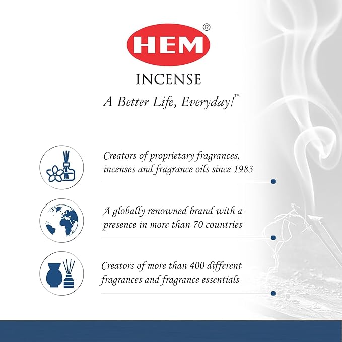 Hem Celtic Way of Life Masala Incense Sticks | Natural Fragrance of Sandalwood for Positivity | Smudge Healing Incense for Stress Relief & Cleansing | Gift Set - Pack of 12 (15 GMS Each)