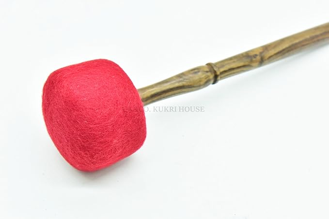 13" Tibetan Singing Bowl Mallet Wooden Felt Striker Sound Bowl Meditation Mallet Sound Bowl Stick Meditation Yoga Tibetan sound bowl mallet (13 Inches) - Bloomnest