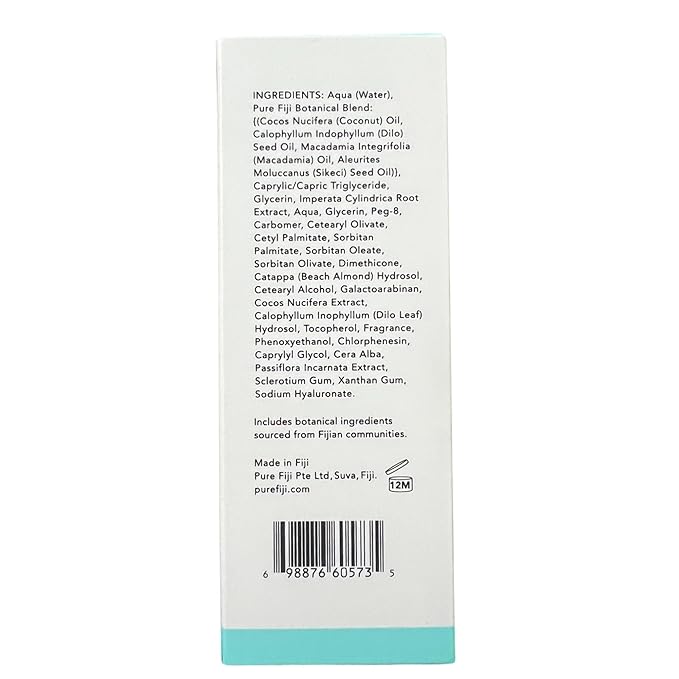 PURE FIJI Hydrating Day Face Cream Multi Active Hydrating Face Moisturizer Gel Cream to Hydrate and Smooth Skin, Natural Formula for All Skin Types 1.7 Fl.Oz - Bloomnest