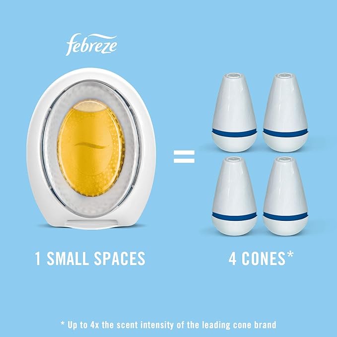 Febreze Small Spaces Air Freshener, Wild Berries, Odor Eliminator for Strong Odors (Pack of 6) - Bloomnest