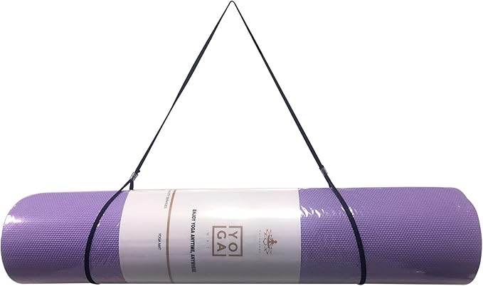 Hatha Yoga Thick TPE Yoga Mat 72"x 27"x1/3 inch Non Slip Eco Friendly Exercise Mat for Yoga Pilates & Floor Workouts - Bloomnest