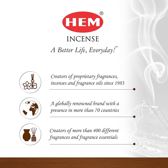 HEM Palo Santo Backflow Incense Cones – 20 Aromatherapy Cones | Long Lasting 40 Min Burn(Single Cone) | for Spa, Yoga, Reiki, Meditation, Healing, Relaxation & Home Fragrance HEM
