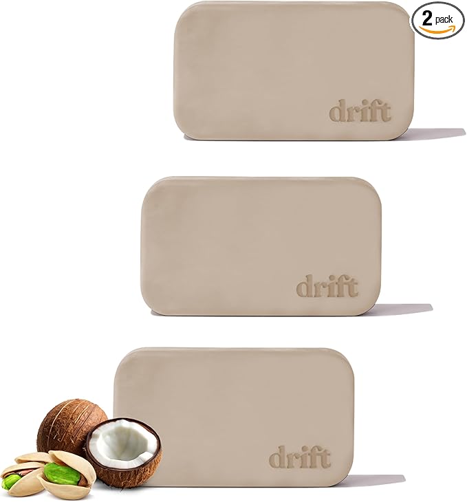 Drift Car Air Freshener - The Original Stone Air Freshsener - Car Odor Eliminator - Long Lasting Scent - Car Accessories - Metal Clip - Coconut Pistachio 3 Pack Refill - NO CLIP INCLUDED - Bloomnest