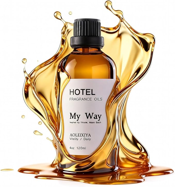 My Way Diffuser Oil Waterless Hotel Essential Oils for Diffusers for Home Inspired by The 1 Hotel Miami Scent - Premium Hotel Collection Diffuser Oil - 4 Fl Oz (Pack of 1) - Bloomnest