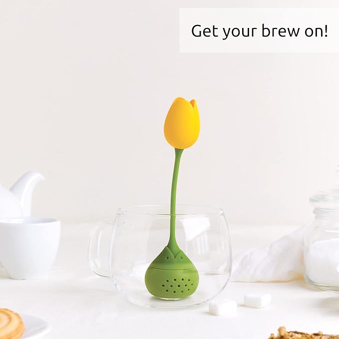OTOTO Cute Tea Infuser - Loose Leaf Tea Steeper, Tea Accessories, Tea Diffusers, Tea Infuser for Loose Leaf Tea, Tea Strainers, Tea Gift Set, Kitchen Gifts, Cooking Gadgets - Bloomnest