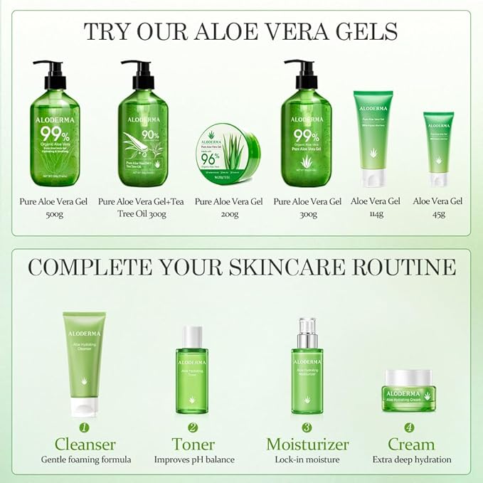 Aloderma Aloe Botanical Hydrating Mist Made with 82% Organic Aloe Vera - Soothing, Moisturizing Facial Spray with Panthenol - Refreshes, Invigorates Skin Throughout the Day, 120ml/4.23Oz (3) - Bloomnest