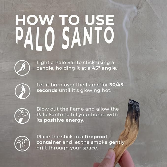 Palo Santo Premium Sticks (20), Smudging Incense High Resine, Pure Palo Santo Wood Certified from Peru. Ethically Sustainably Harvested. Protection, Meditation, Spiritual Cleansing SoulHealingExperience