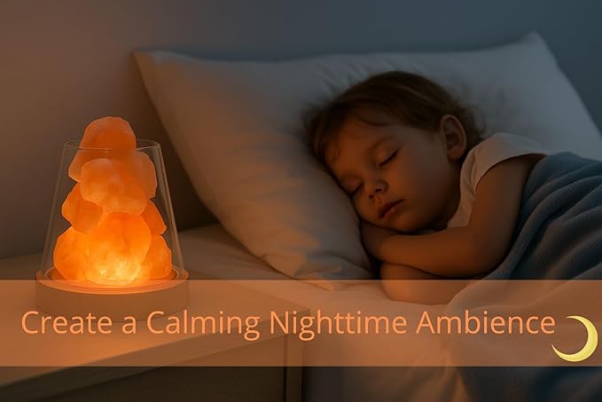Mystic Romance Himalayan Salt Lamp Rechargeable with Remote Control | Color Changing USB Crystal Lamp for Bedroom, Meditation & Relaxation - Bloomnest