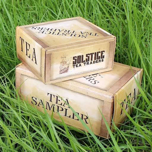 Loose Leaf Tea Sampler Create Your Own Tea Blend Starter Kit w/Sencha, Rooibos, China Black, & Ginger, Lavender, Rose, Lemongrass, Hibiscus Spices - Bloomnest