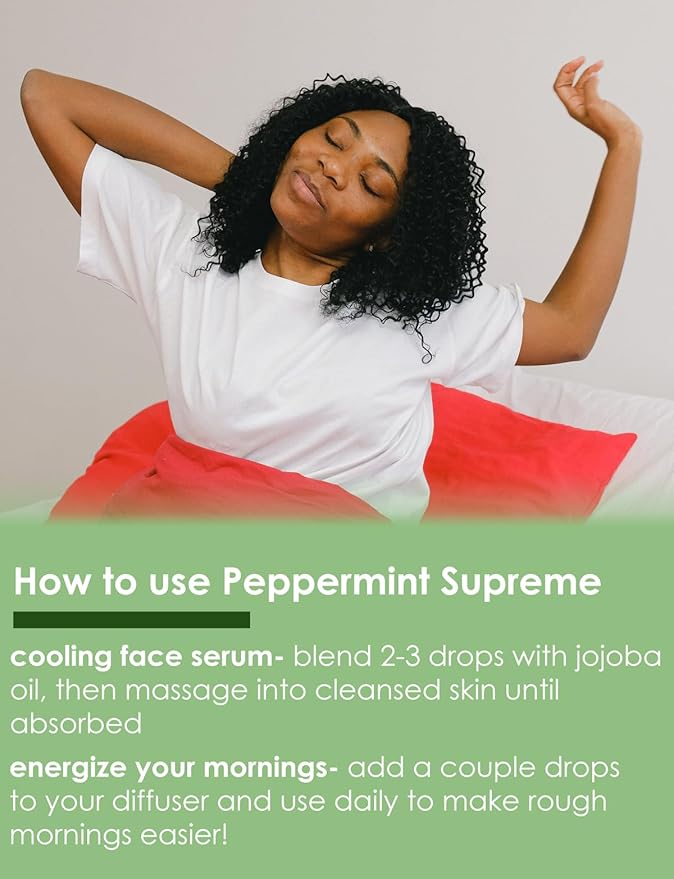 GreenHealth Japanese Peppermint Essential Oil – 15 ml – 100% Pure & Uncut – Strong Menthol Aroma – Glass Bottle for Diffusers, Cleaning, DIY Use – Bottled in USA