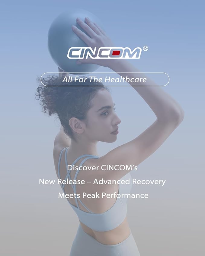 CINCOM Leg Massager Recovery System, Cordless Air Compression Boots for Circulation, Pro Sequential Compression Device for Athlete Fast Recovery - Bloomnest