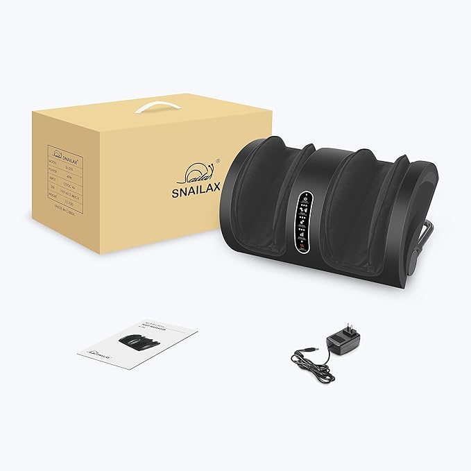 Snailax Foot Massager with Heat, Shiatsu Feet and Calf Massager Machine for Plantar Fasciitis, Neuropathy, Improve Circulation, Foot Leg Massager, Gifts(Without Remote Control) - Bloomnest