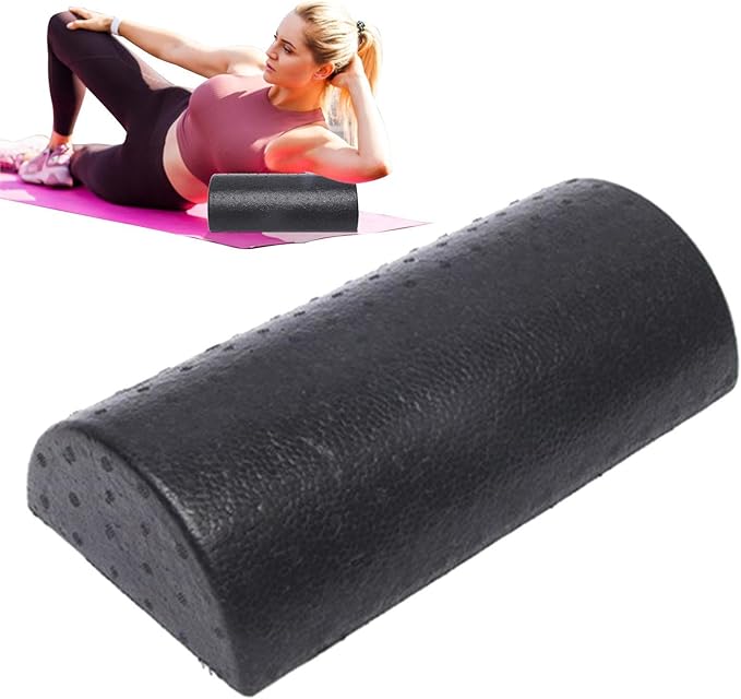 Half Round Foam Roller - Balance Foam Roller for Physical, Yoga, Pilates, Core Strength Training, Sport Recovery & Physical Restoration at Home, Clinic & Gym - Bloomnest