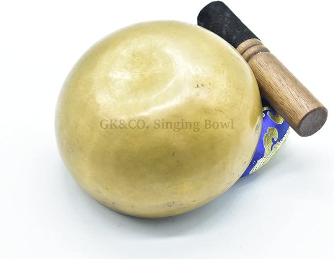 5 Inch Authentic Antique Old TibetanHand Hammered Himalayan Yoga Meditation Bowls-included Mallet and cushions Handmade in Nepal - Bloomnest